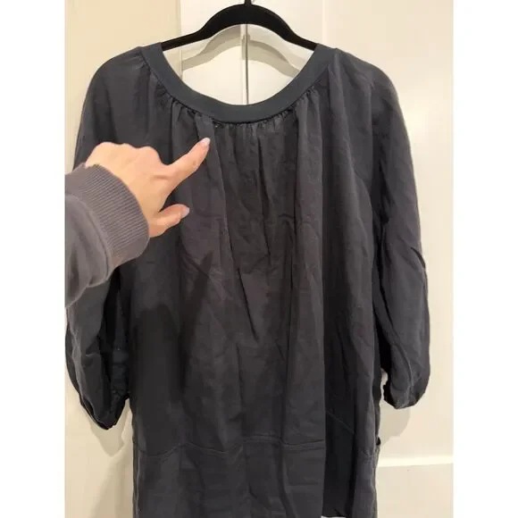 See By Chloe Vintage Black Billow Shirt Dress Sz 38 But Good For US 4-8 - Picture 10 of 15